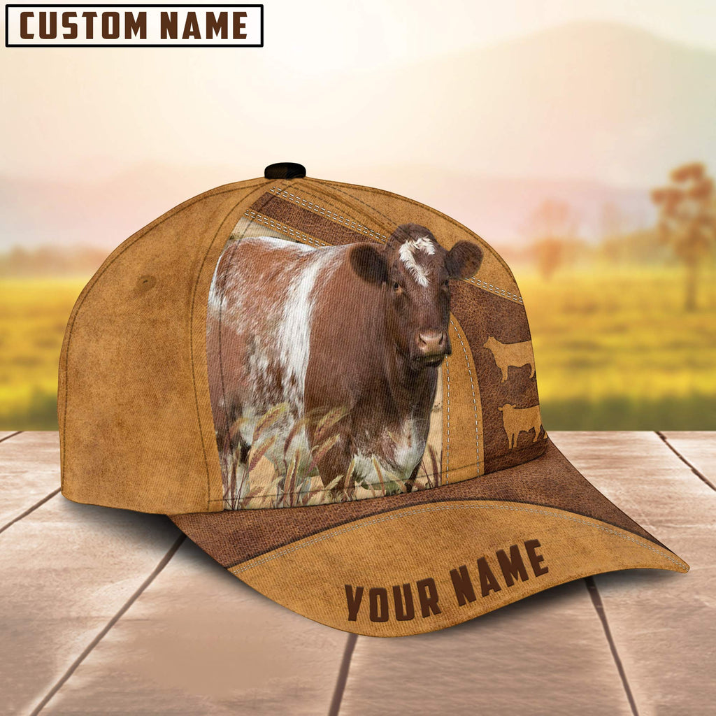 Custom Name Shorthorn Cattle Cap