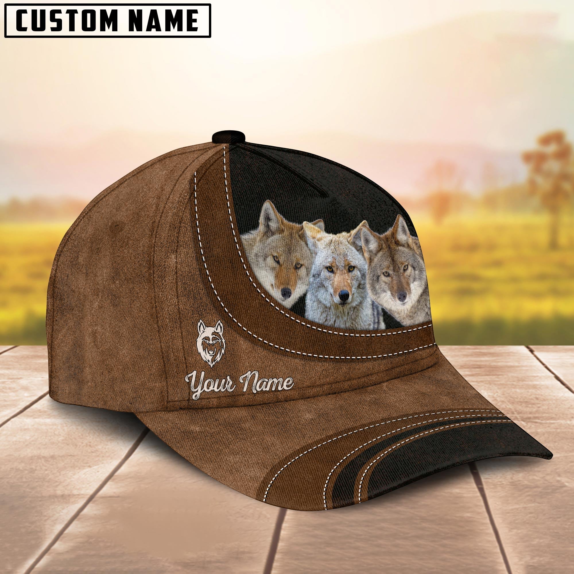 Coyotes Happiness Customized Name Cap