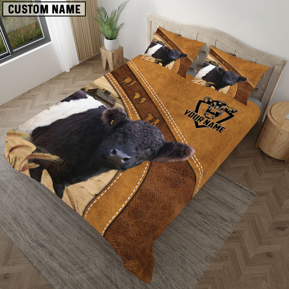 Belted Galloway Cattle Customized Bedding set