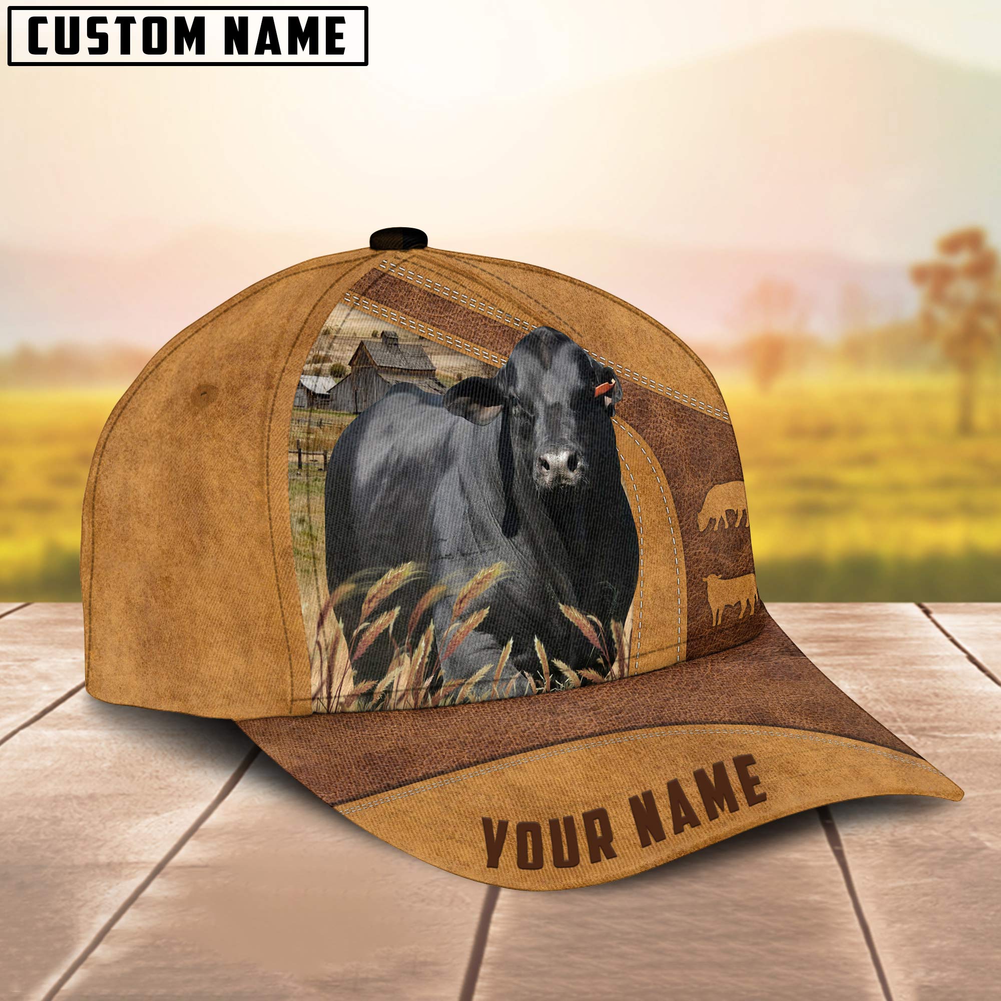 Brangus Custom Name Cap