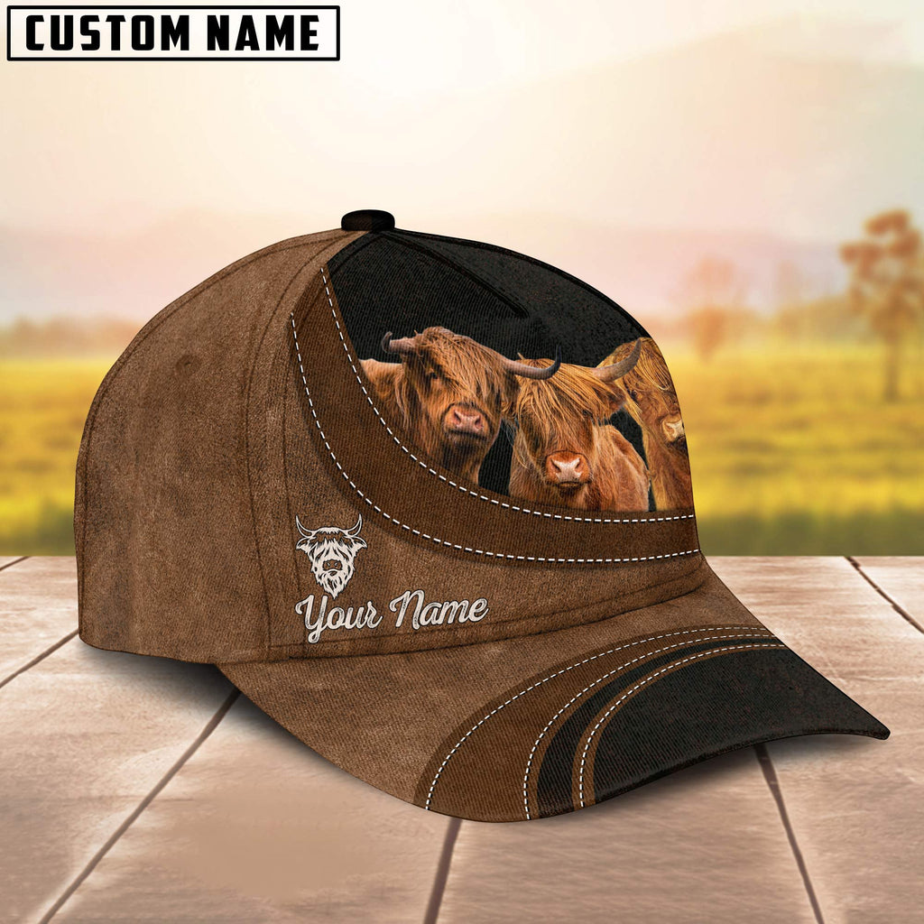 Highland Happiness Customized Name Cap