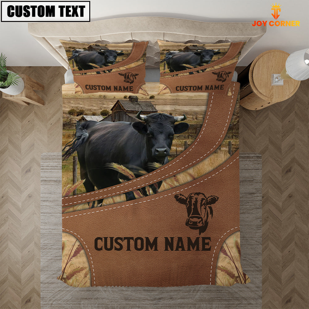 Custom Name Dexter On Farm Bedding Set