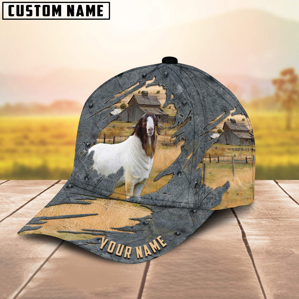 Boer Goat Customized Name Cap