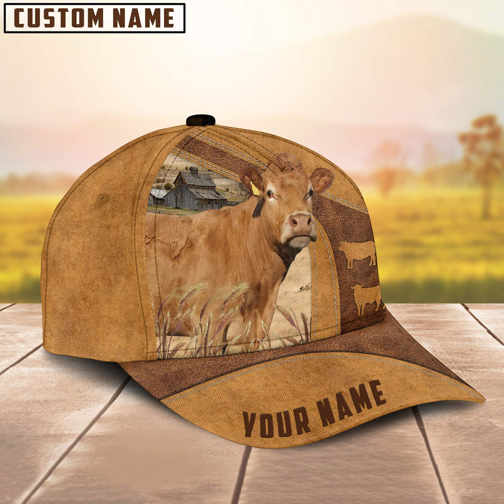 Custom Name Limousin Cattle Cap
