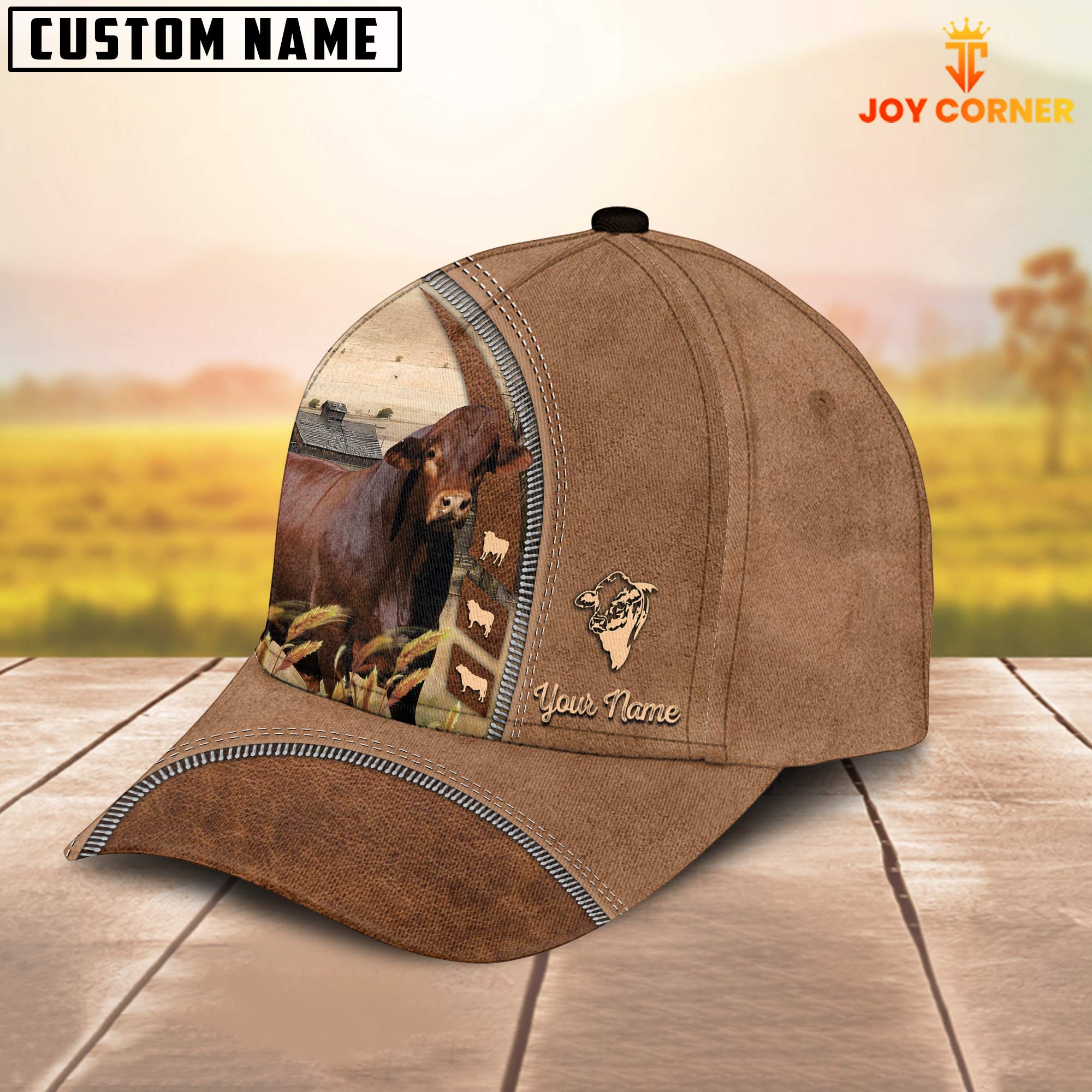 Beefmaster Farming Land Customized Name Cap