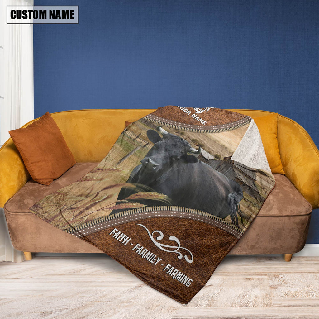 Personalized Name Dexter Faith Family Farming Blanket