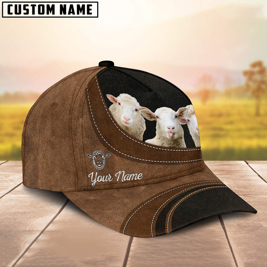 Sheep Happiness Customized Name Cap