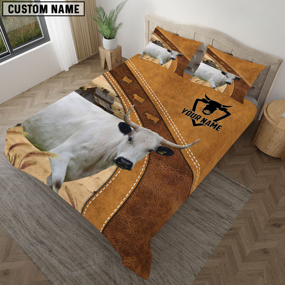 Custom Name British White Park Bedding set