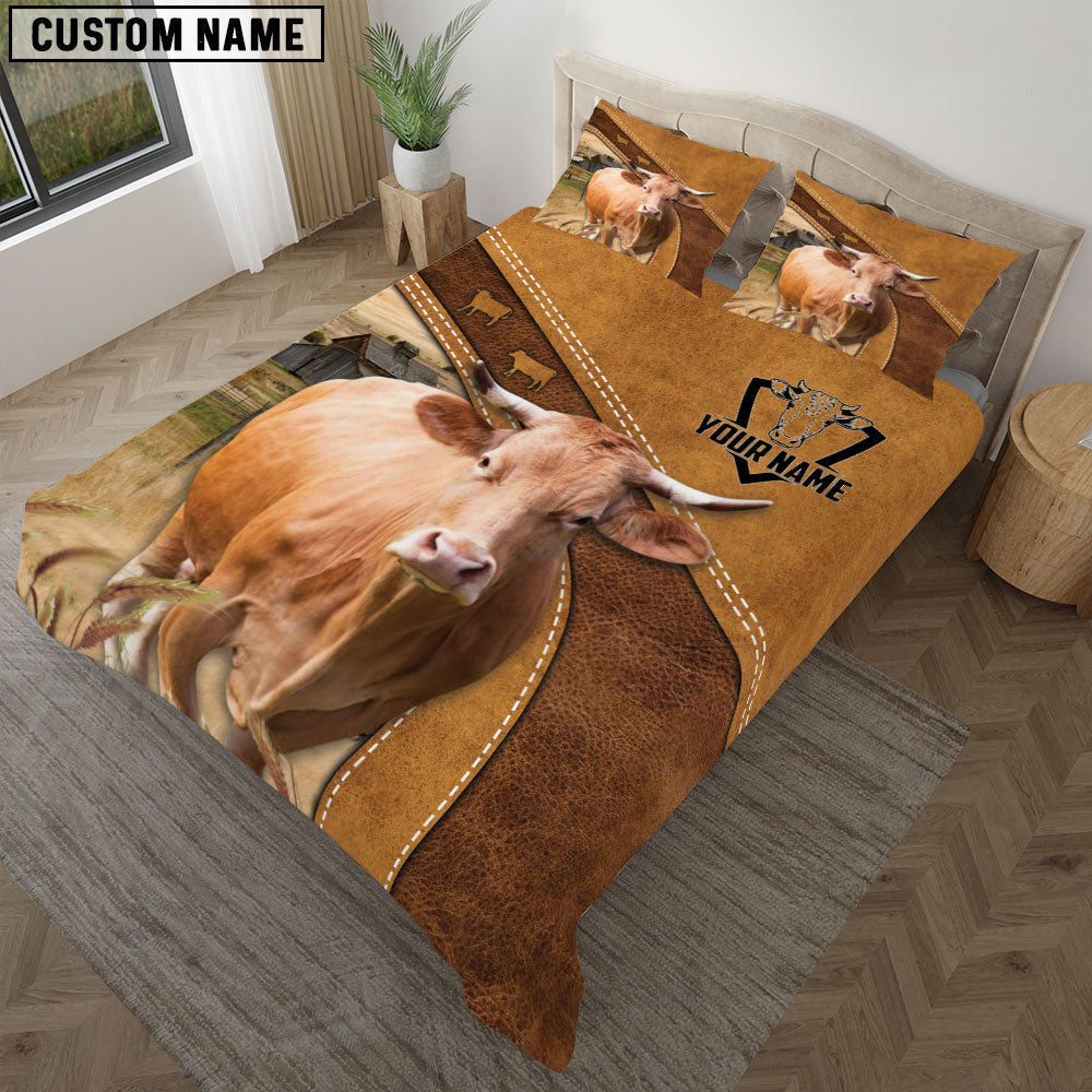 Custom Name Gelbvieh Bedding set