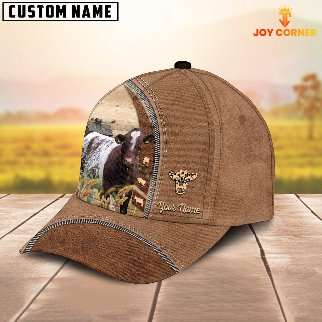 Shorthorn Farming Land Customized Name Cap