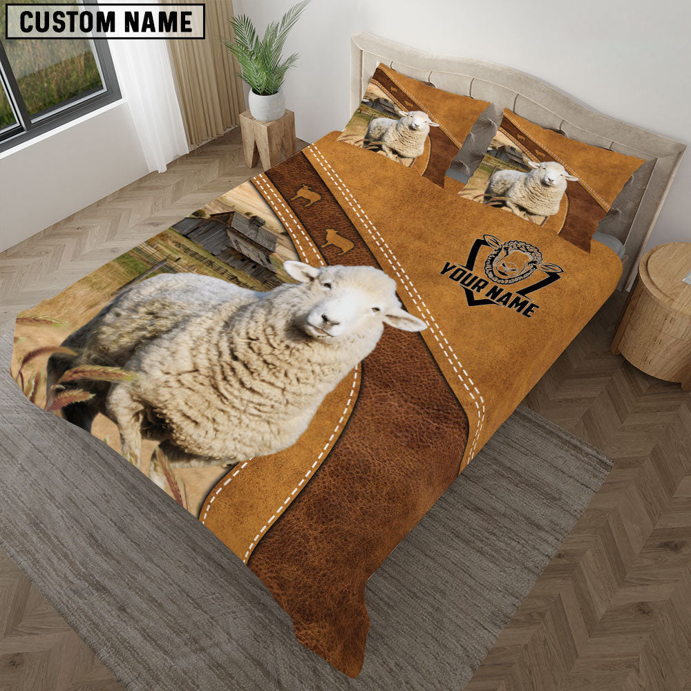Custom Name Sheep Bedding set