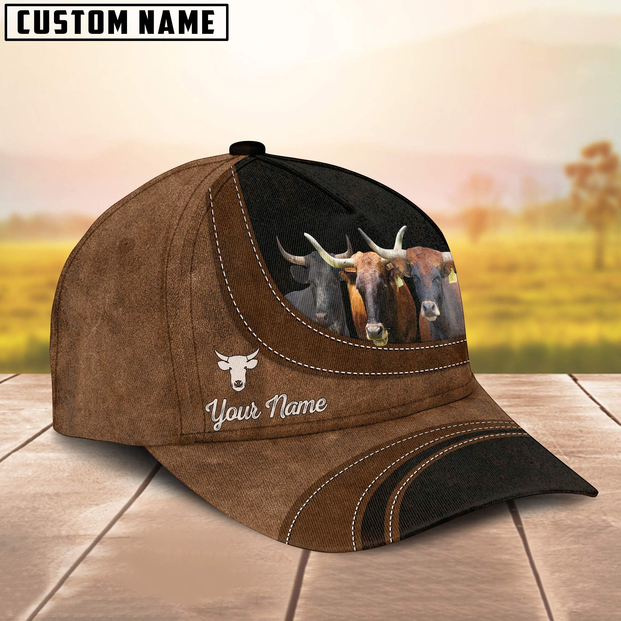 Corriente Happiness Customized Name Cap