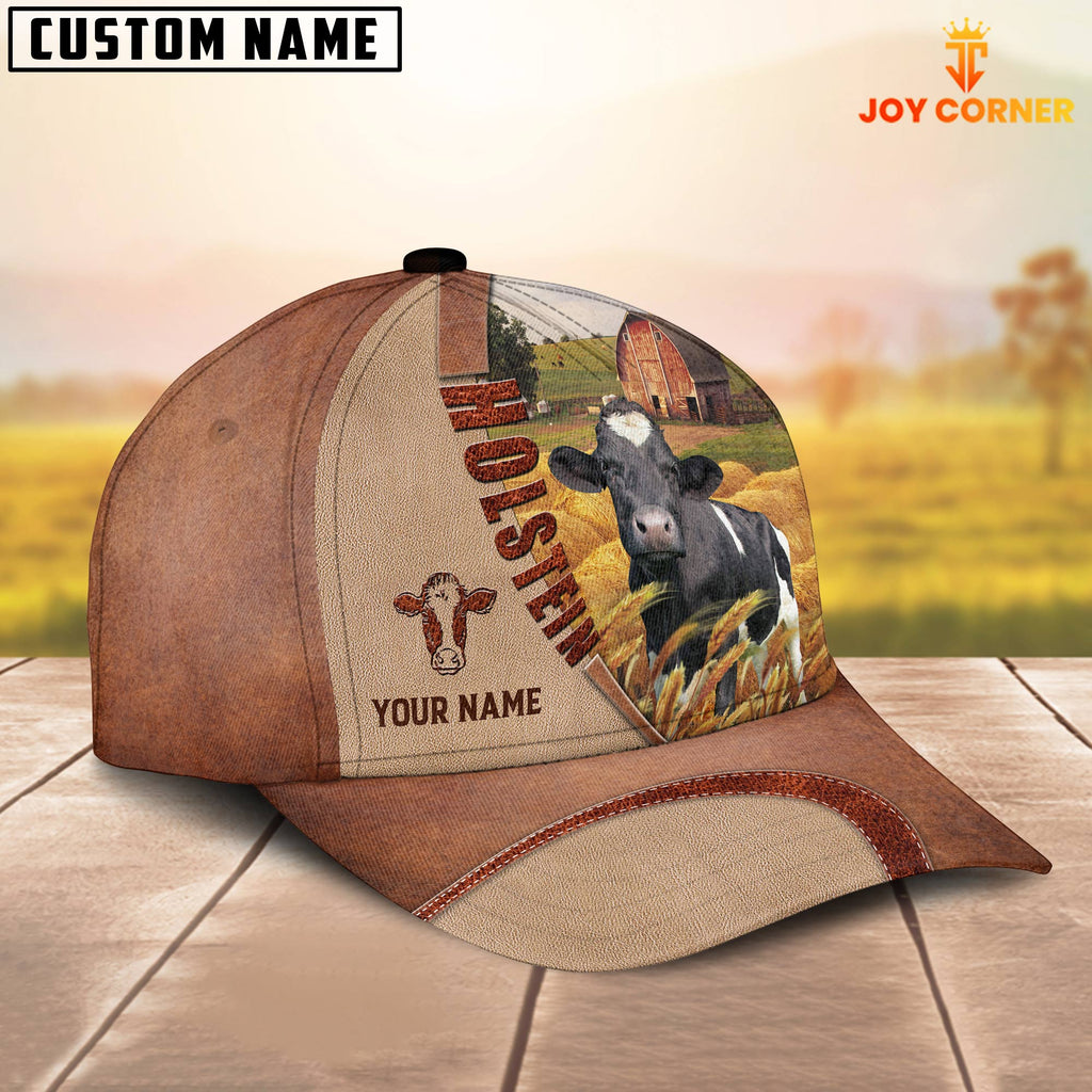 Personalized Name Holstein Farm Barn Cap