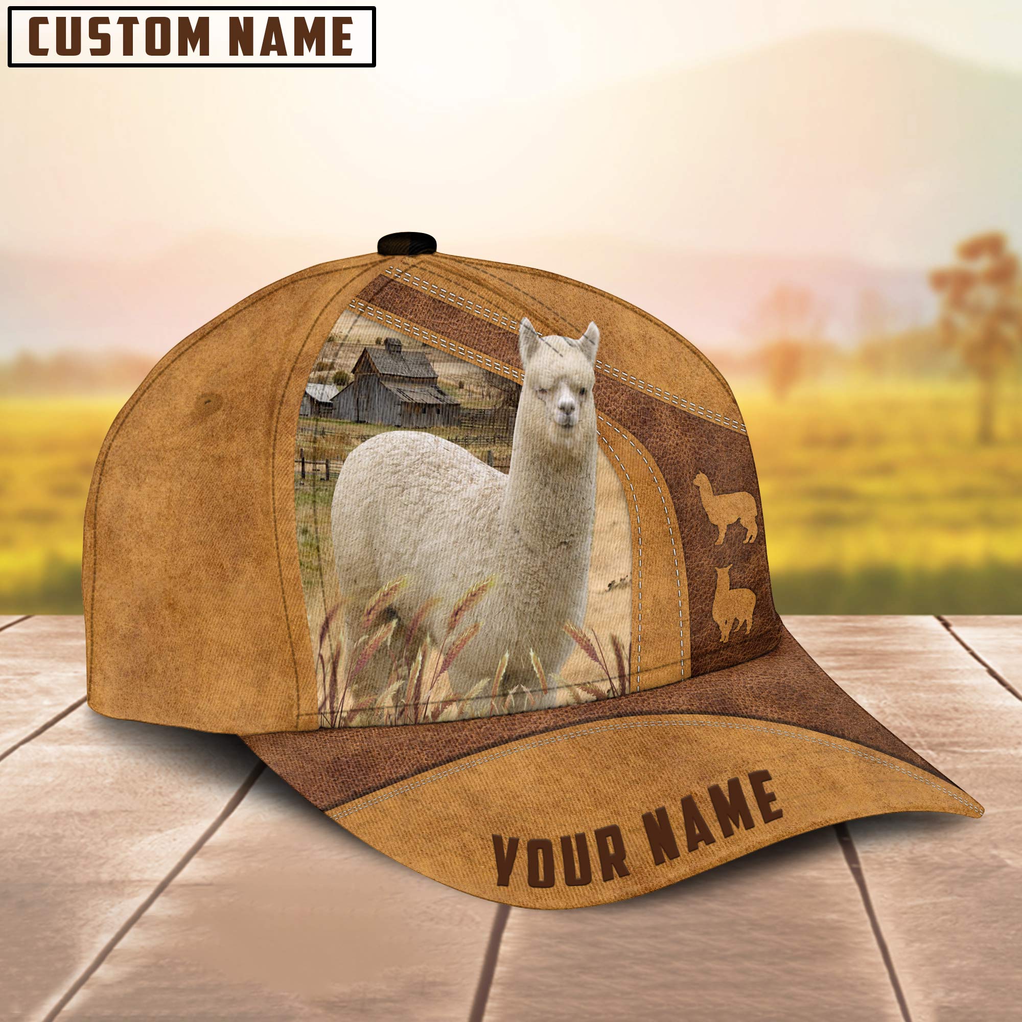 Custom Name Alpaca Cap