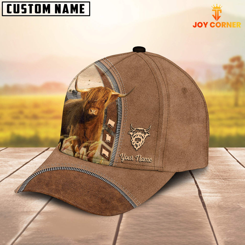 Highland Farming Land Customized Name Cap