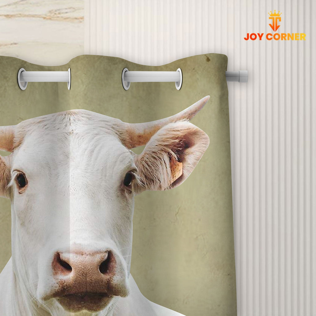 Charolais Hello Sweet Cheeks 3D Shower Curtain