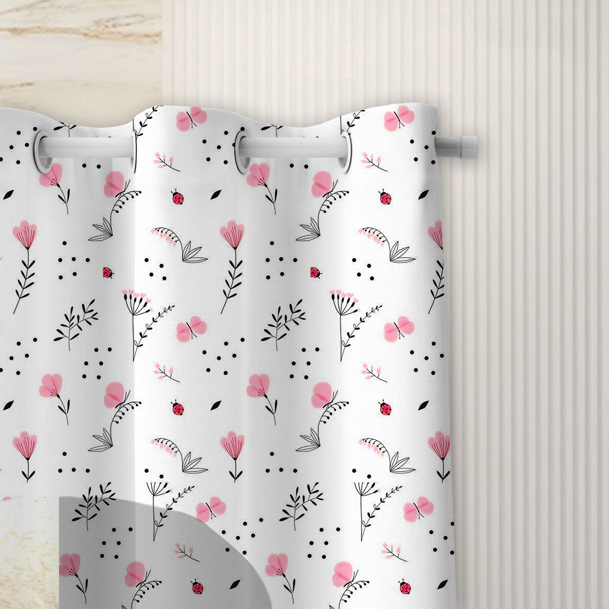 Alpaca Flower 3D Shower Curtain