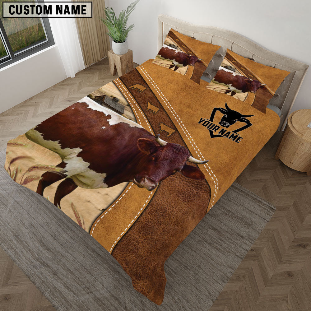 Custom Name Pinzgauer Cattle Bedding set