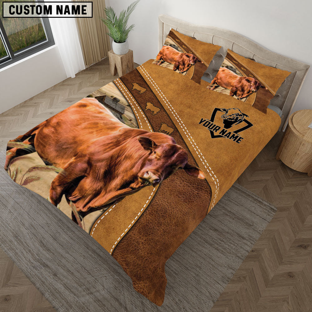 Custom Name Santa Gertrudis Bedding set