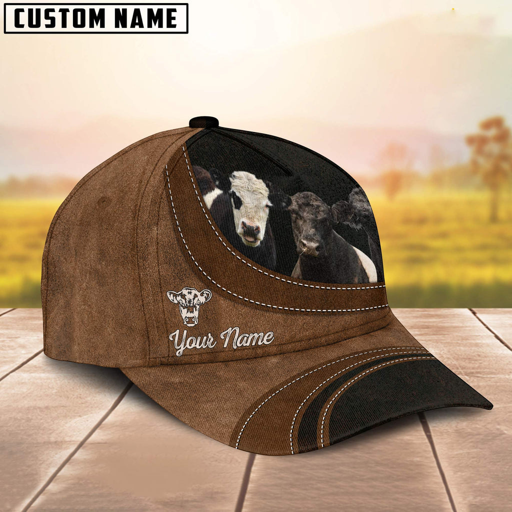 Belted Galloway Happiness Customized Name Cap