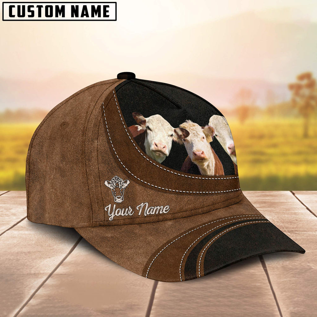 Hereford Happiness Customized Name Cap