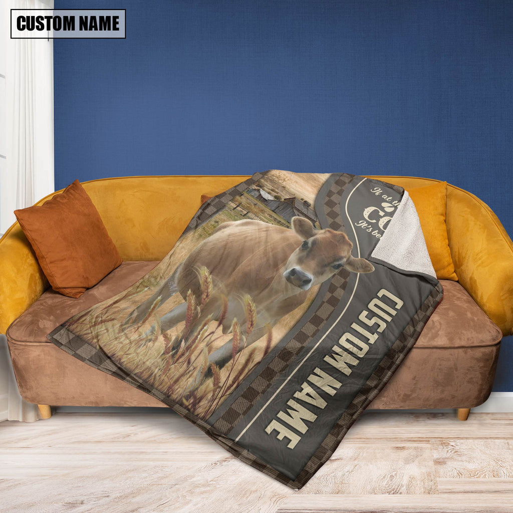 Personalized Name Jersey A Good Day Blanket