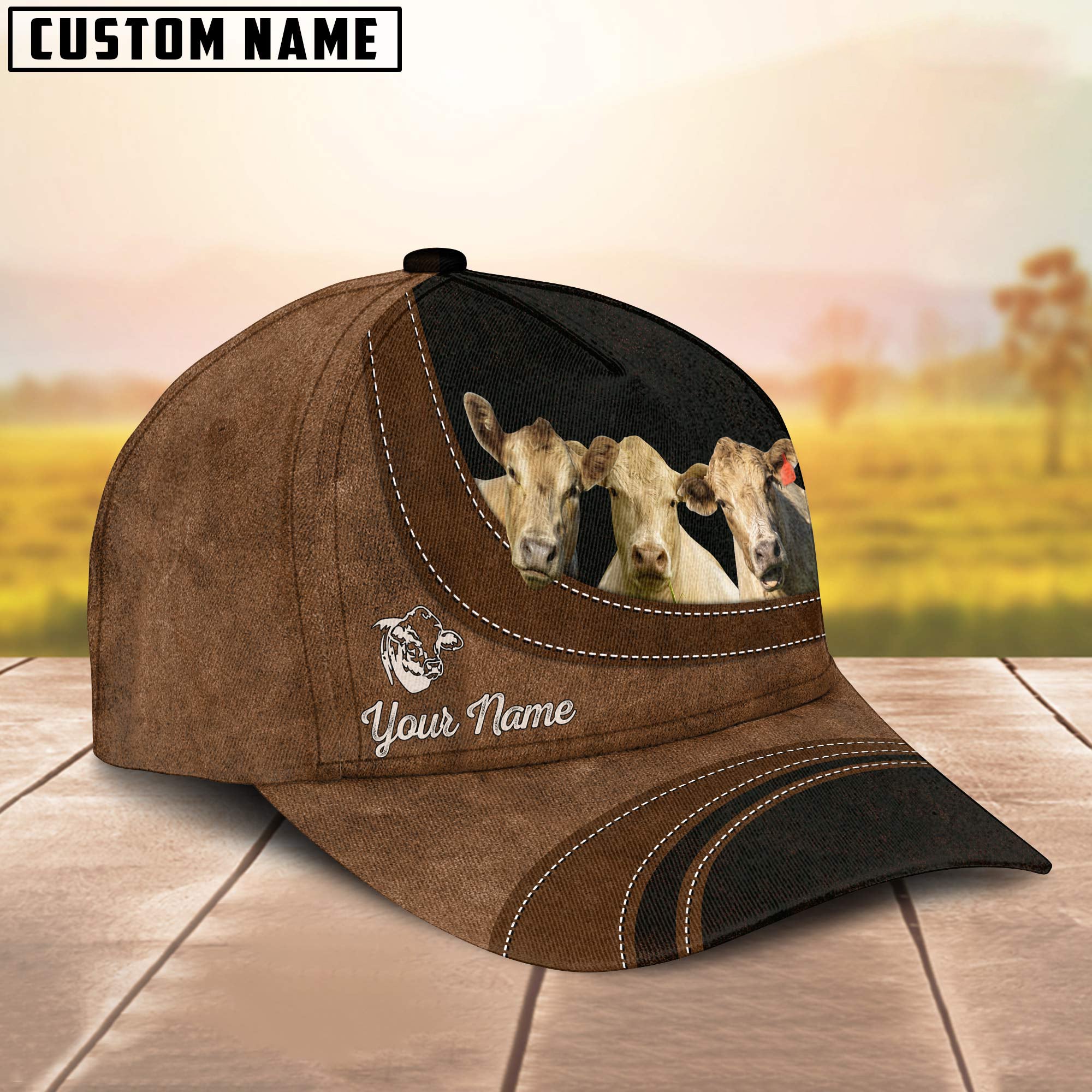 Murray Grey Full Happiness Customized Name Cap