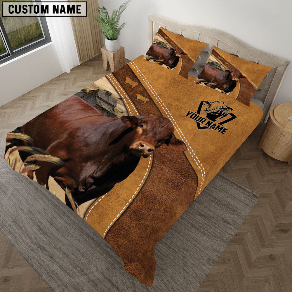Custom Name Beefmaster Bedding set