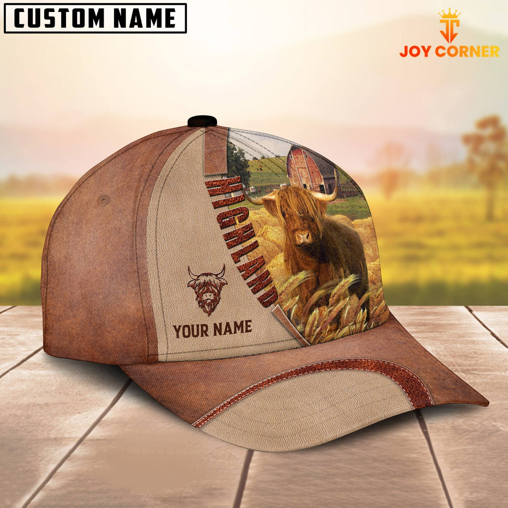 Personalized Name Highland Farm Barn Cap