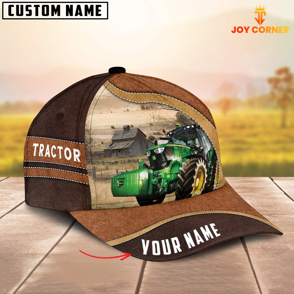 Tractor Happy Customized Name Cap