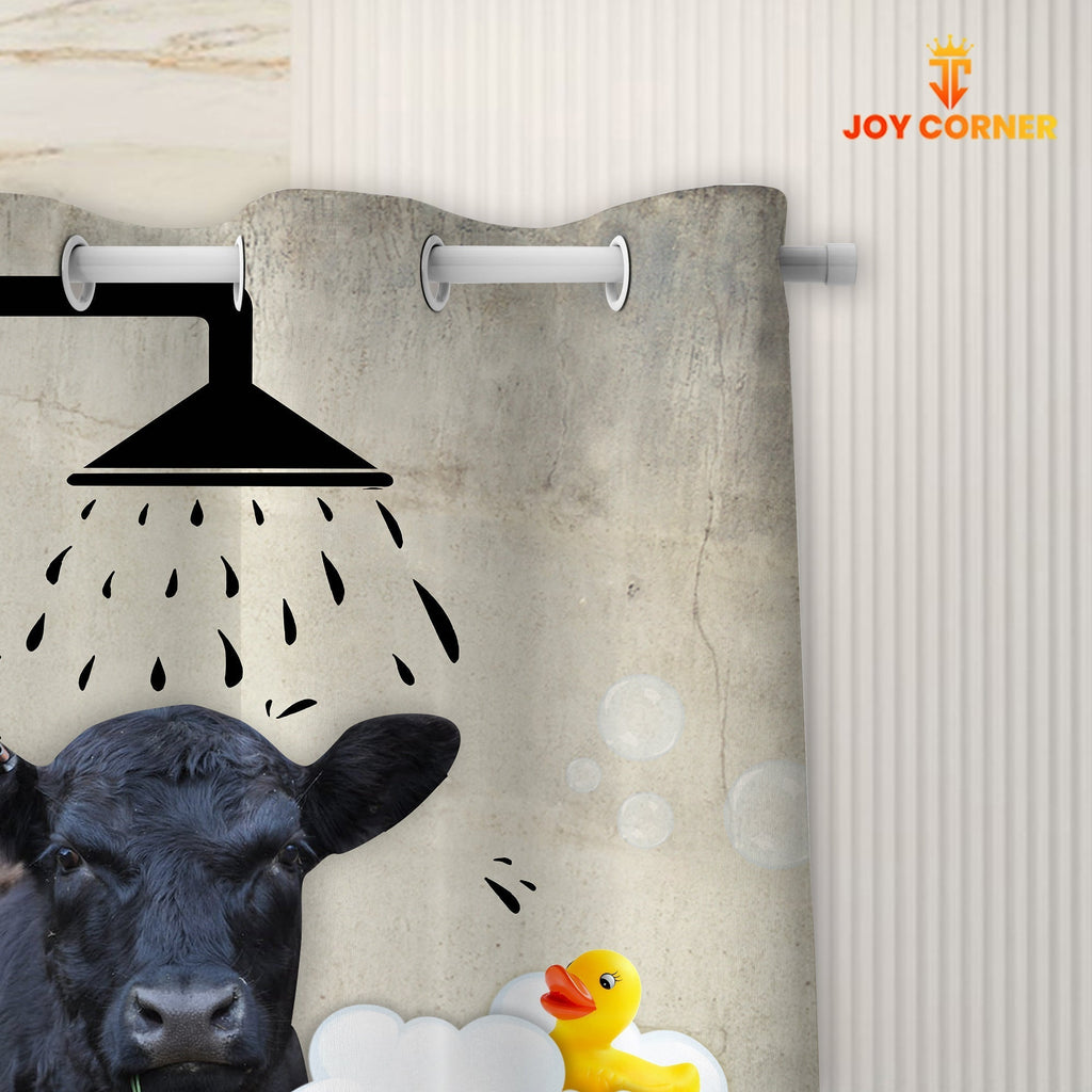 Black Angus I Don't Sing In The Shower 3D Shower Curtain