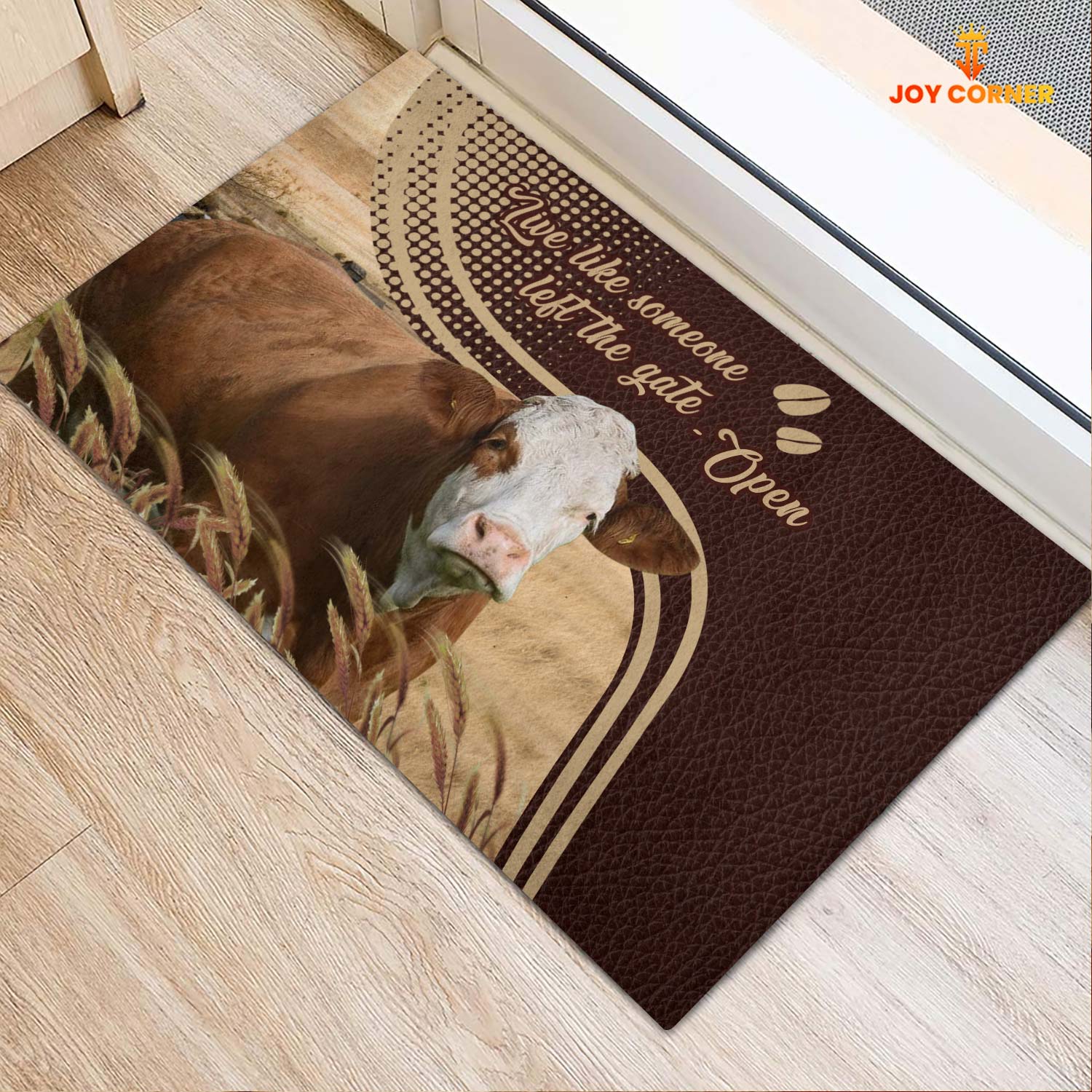 Simmental Live Like Someone Left The Gate Open Doormat