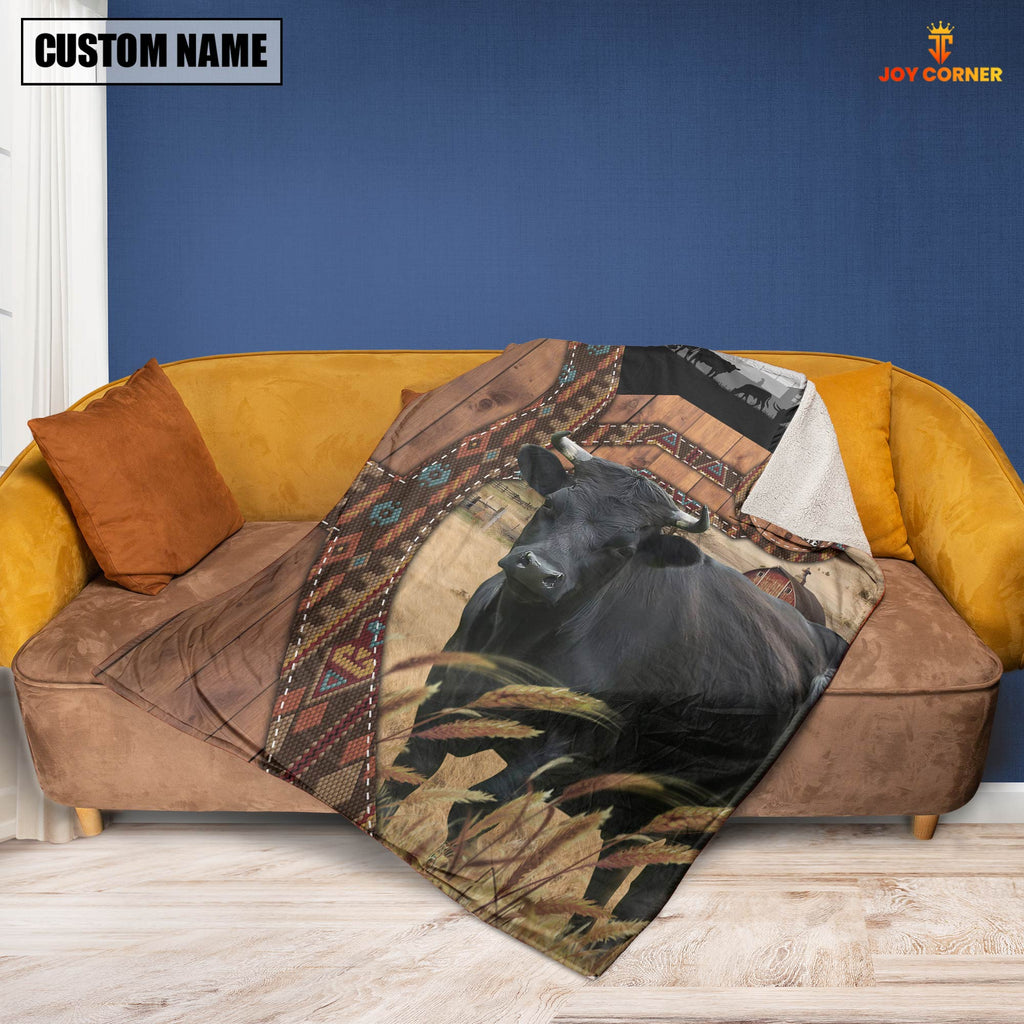 Dexter Custom Name Brocade Pattern Blanket
