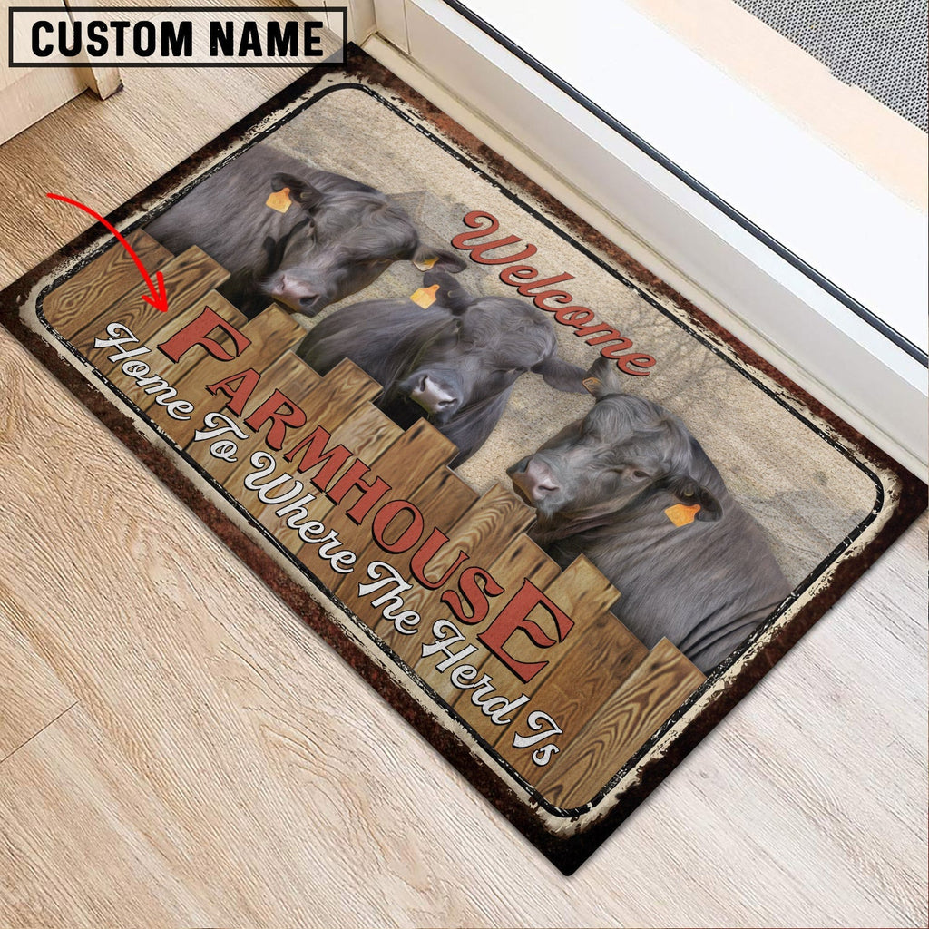 Brangus Personalized - Welcome  Doormat