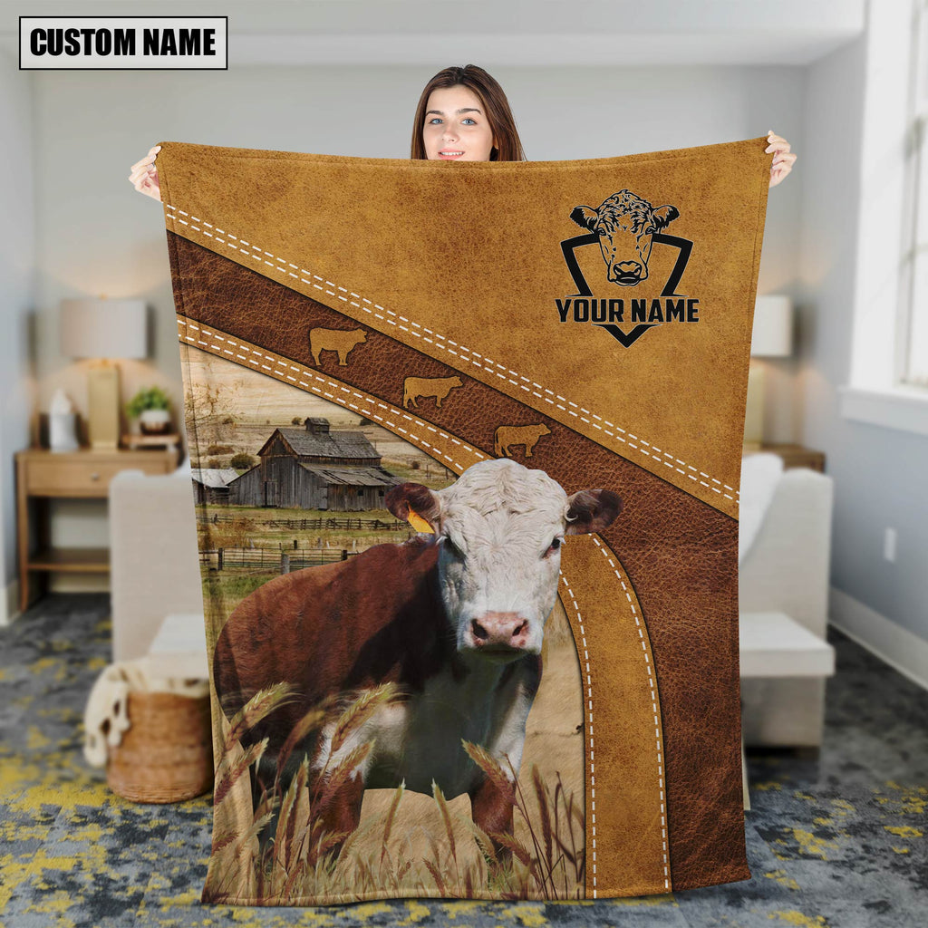 Hereford Custom Name Blanket Collection