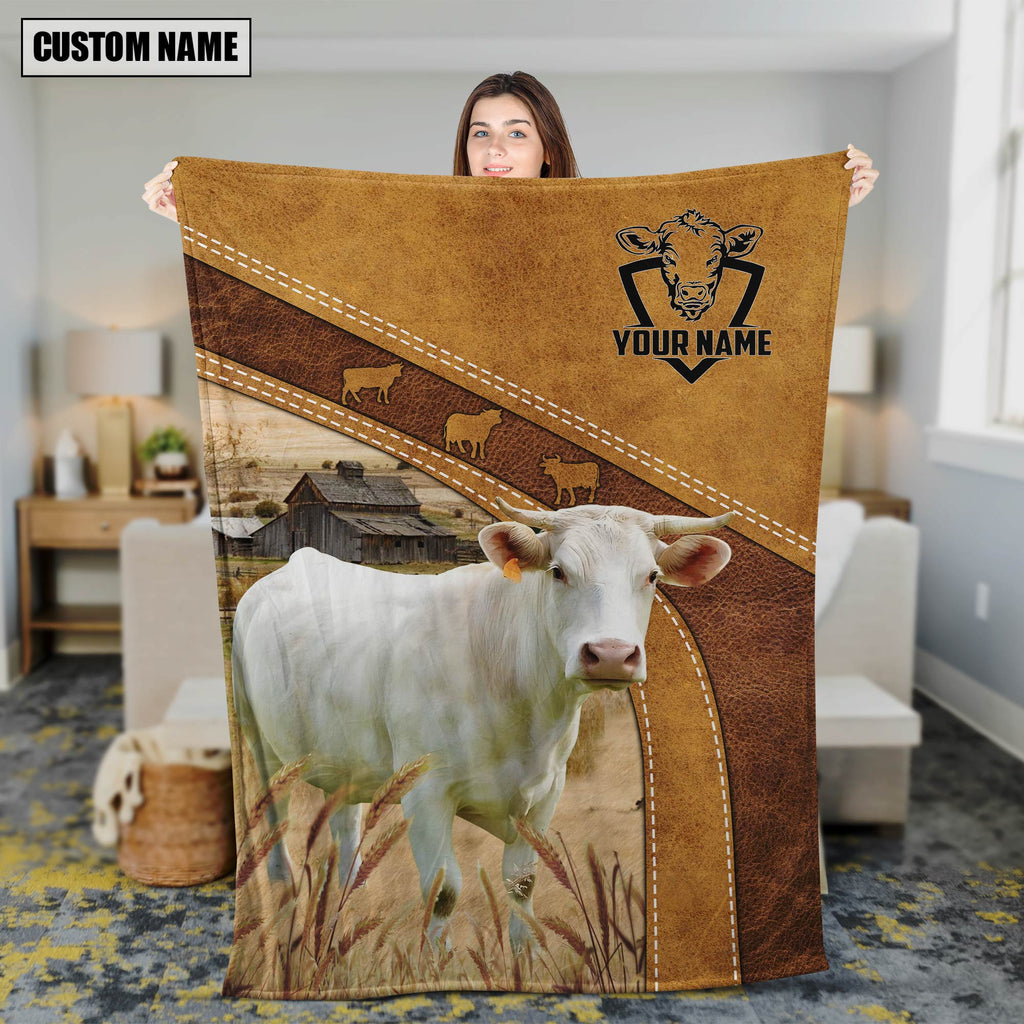 Charolais Custom Name Blanket Collection