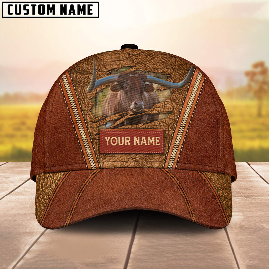 Happy Texas Longhorn Customized Name Cap