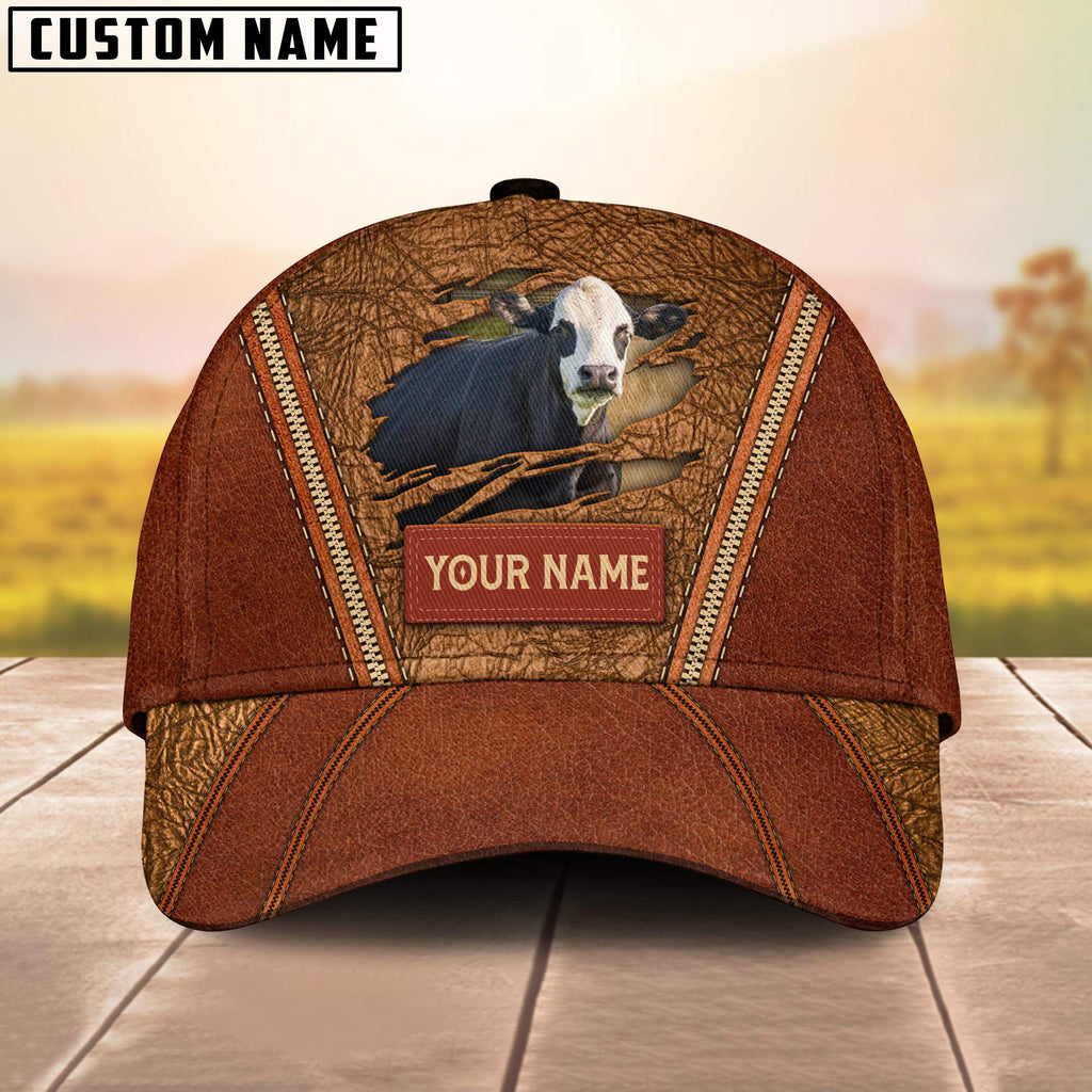 Happy Black Baldy Customized Name Cap