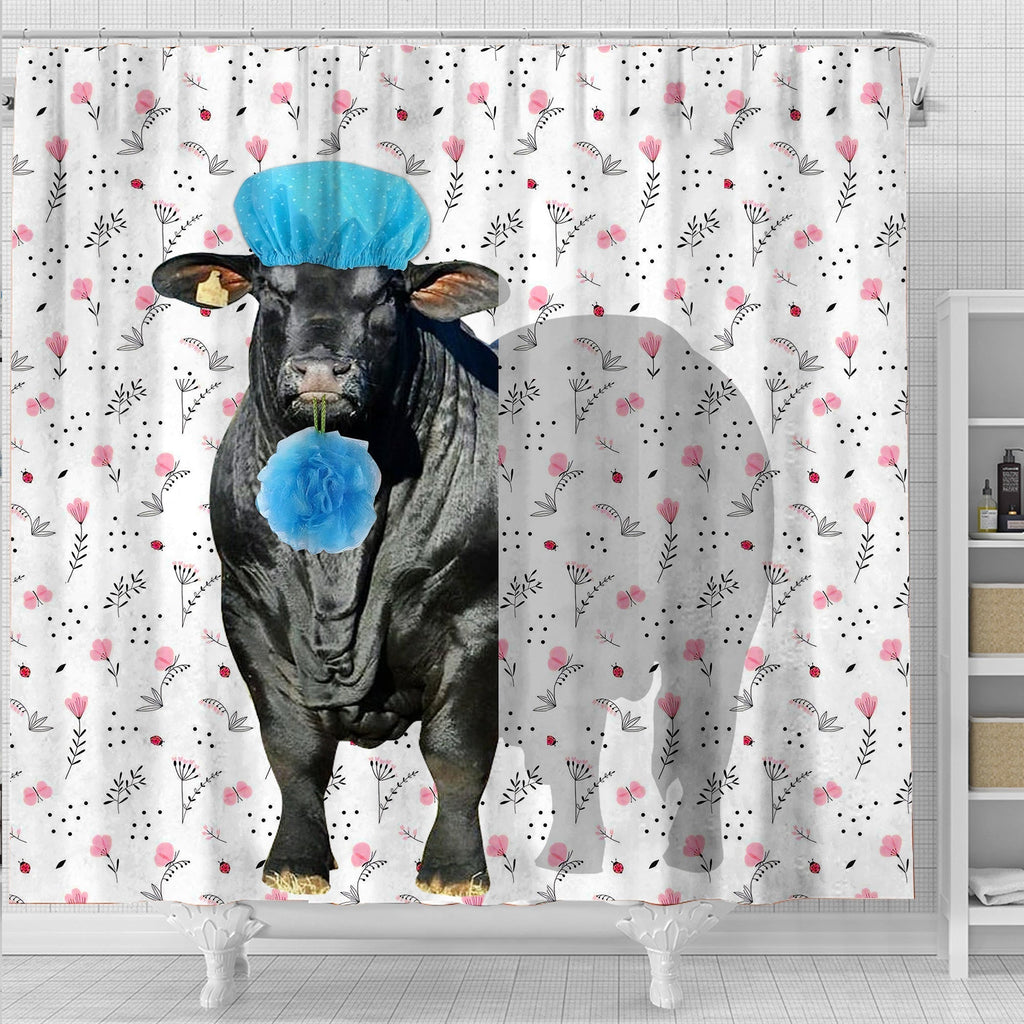 Brangus Flower 3D Shower Curtain