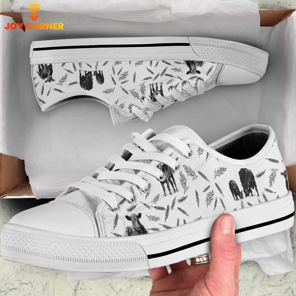 Black Angus Pattern Shoes
