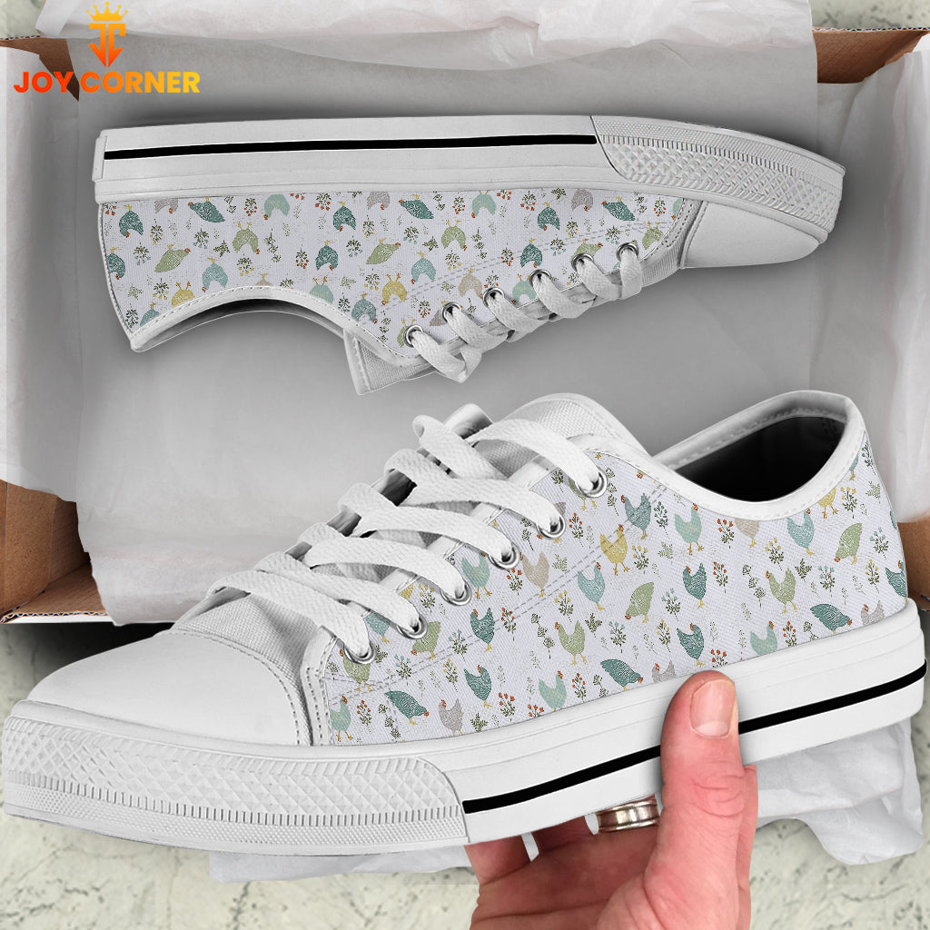 Chicken Pattern Low Top Shoes