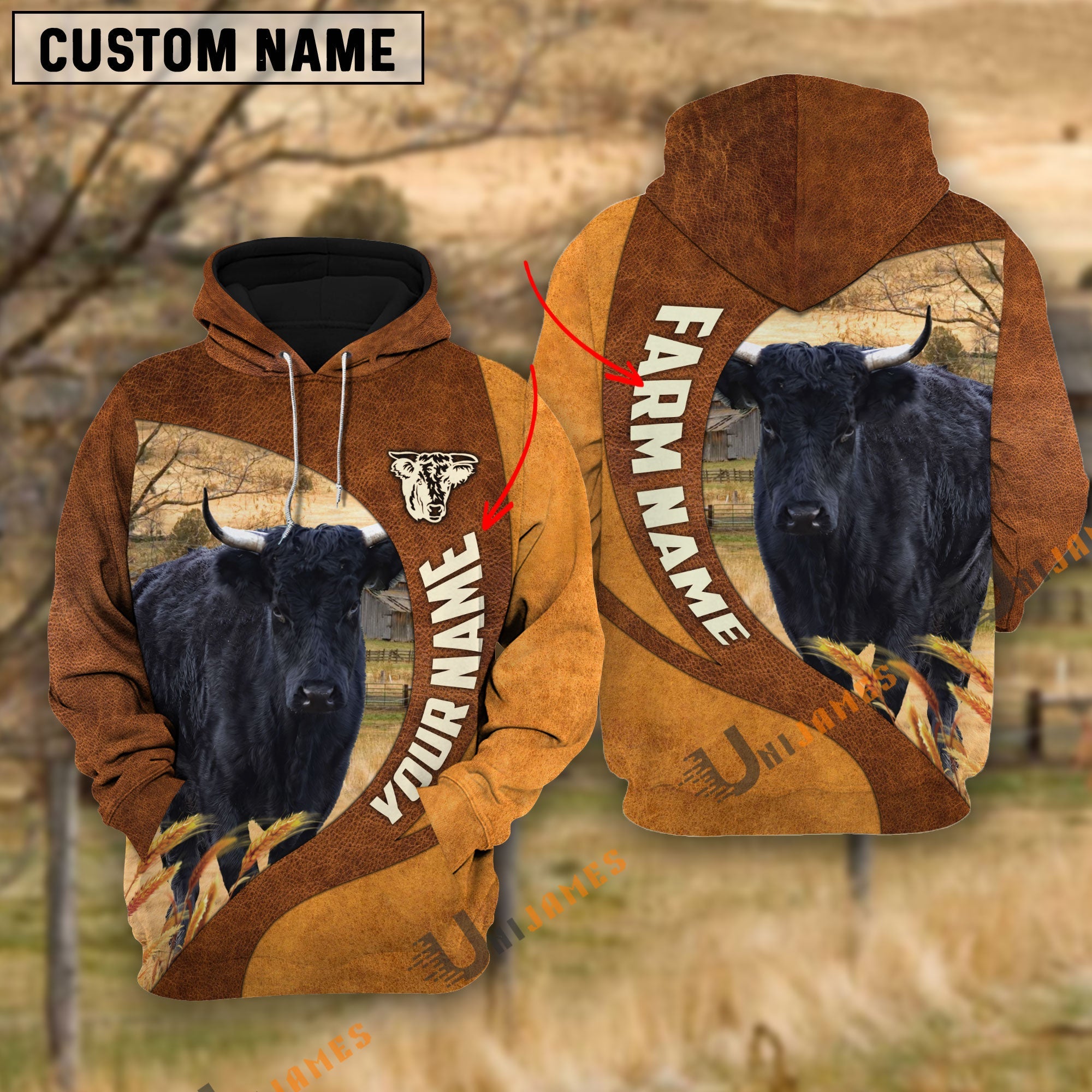 Dexter Farming Life Personalized Name 3D Hoodie