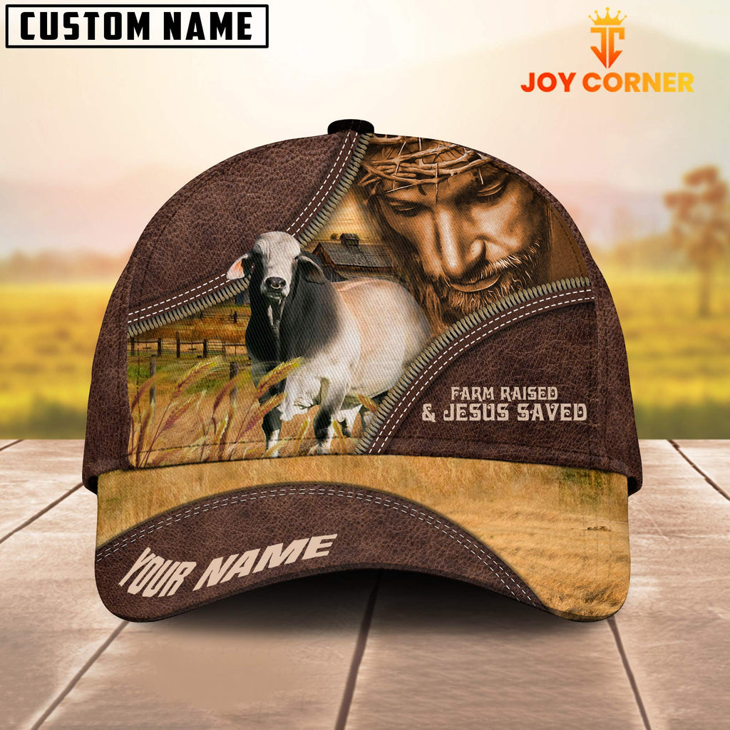 Brahman Farm & Jesus Customized Name Cap