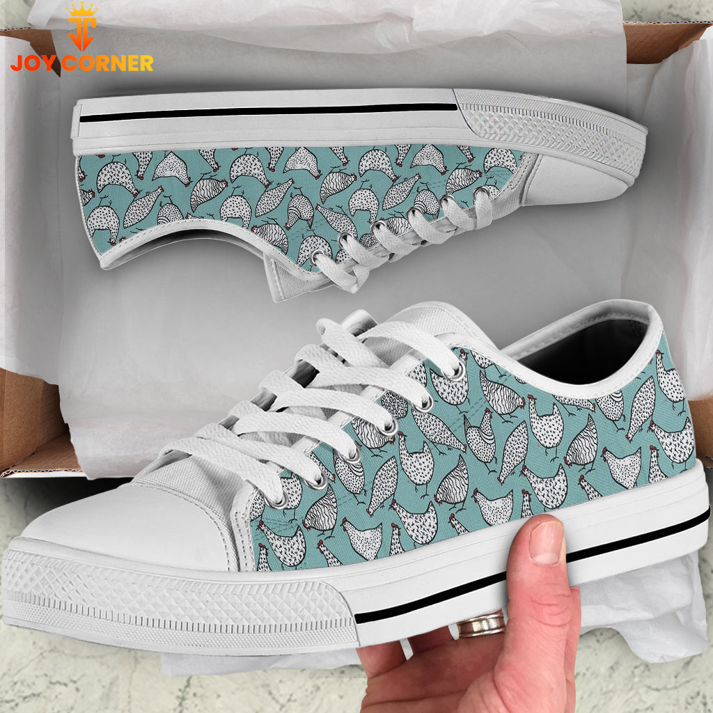 Chicken Pattern Low Top Shoes