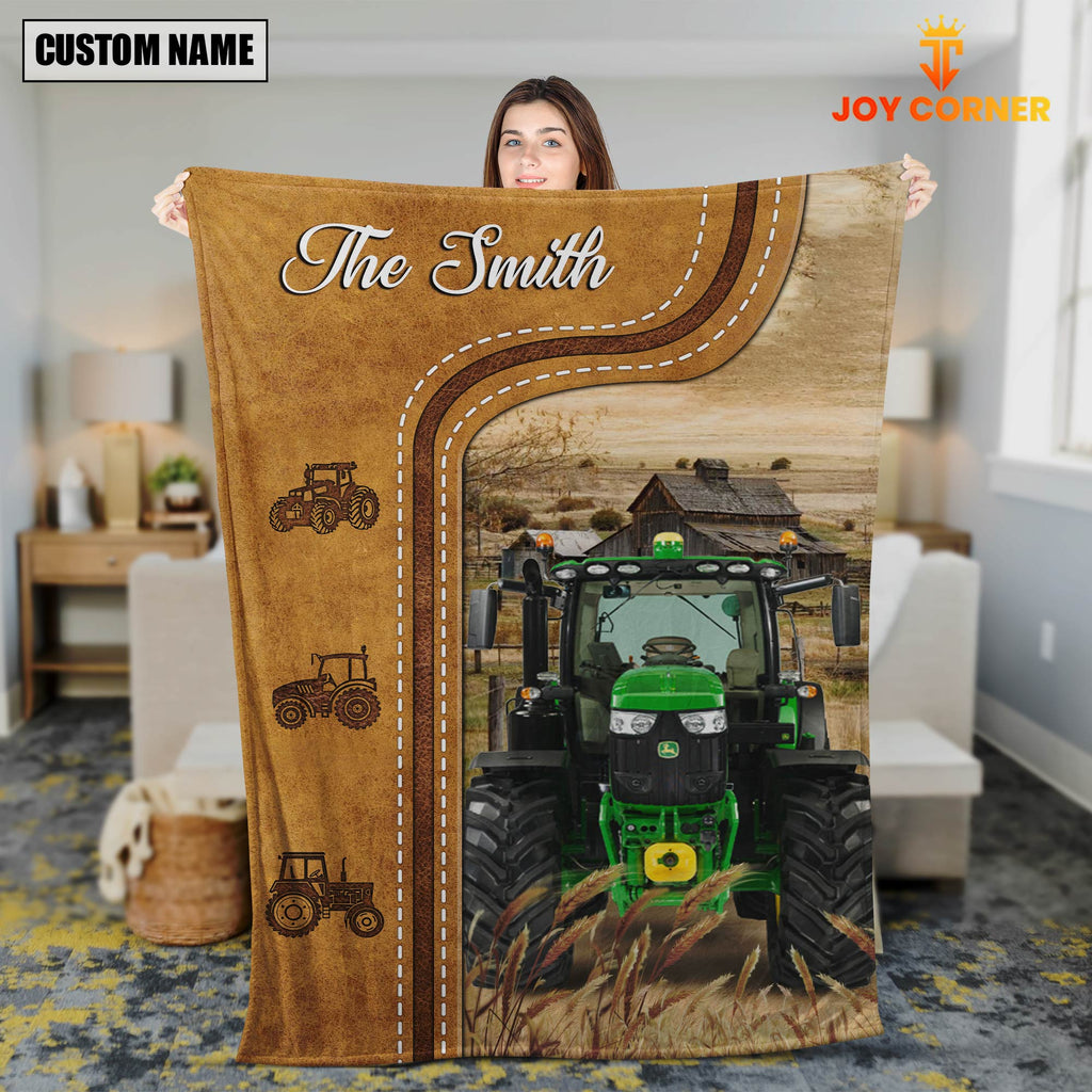 Tractor Custom Name Blanket Collection