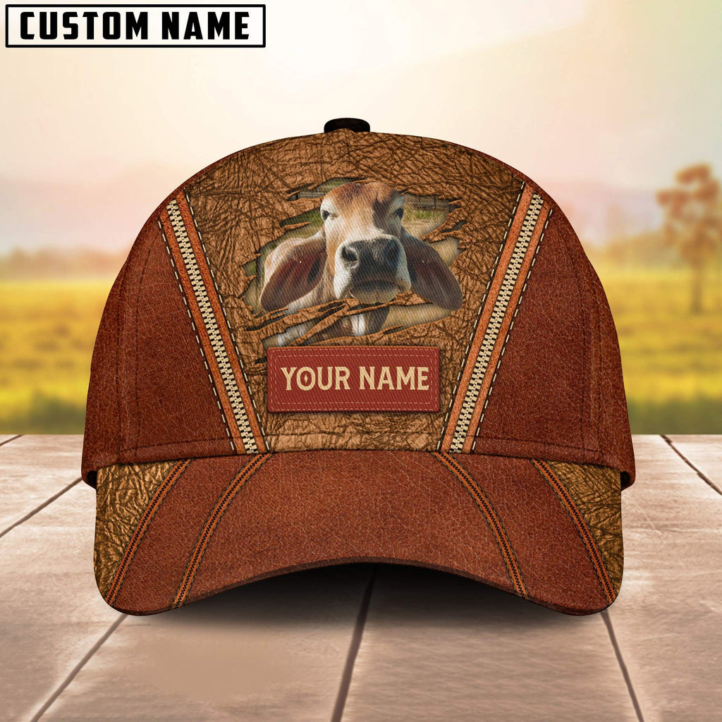 Happy Brahman Customized Name Cap