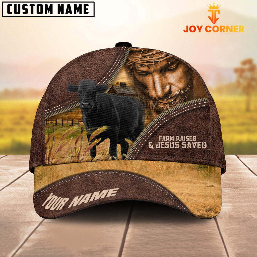 Black Angus Farm & Jesus Customized Name Cap