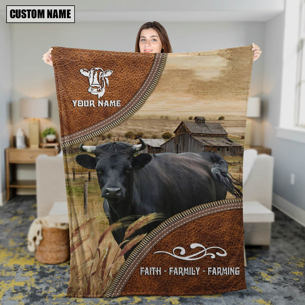 Personalized Name Dexter Faith Family Farming Blanket