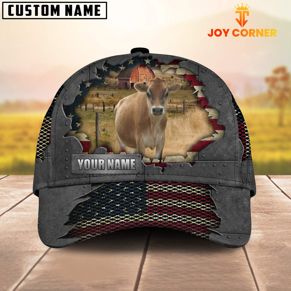 Jersey Customized Name US Flag Net Cap