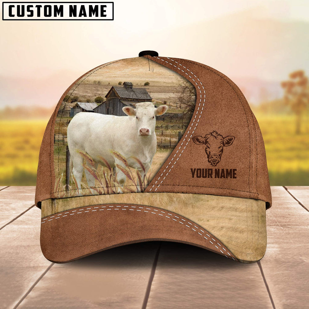 Charolais Customized Name Brown Cap